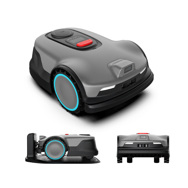 500㎡ 1000㎡ 3000㎡Robotic Lawnmower for Yards 35% Slopes Featuring AI Multi-zone Mapping RTK GPS Wireless Perimeter Monitoring