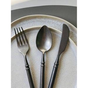 Juego de cubiertos de plata, cuchara, tenedor y cuchillo, 3 piezas, diseño moderno, para decoración de mesa, suministros para eventos, diseños personalizables - Product Image 4