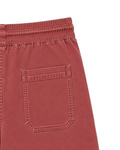 Shorts Bermuda décontractés pour hommes, couleur rose poudré, personnalisés, avec cordon de serrage, pour l'été, shorts de plage légers, coupe décontractée, en mélange de coton - Product Image 6