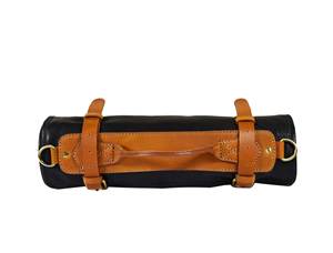 Sac de transport professionnel pour couteaux de chef en cuir véritable robuste, anti-odeur, confortable et décontracté, organisateur d'ustensiles de cuisine - Product Image 6