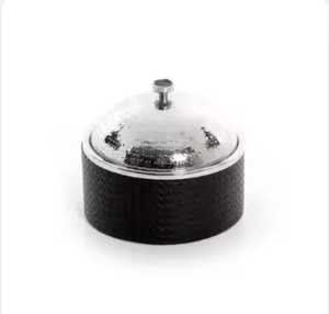 Premium <b>Brushed</b> Stainless Steel Serving Bowl With <b>Gold</b> Branch <b>Handle</b> Insulated Casserole Hot Pot For Luxury Home Dining - Product Image 3