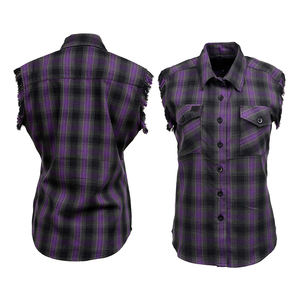 Chemises en flanelle pour adultes, style boutonné, deux poches, coton et polyester, style streetwear, chemises en flanelle à carreaux pour hommes - Product Image 6