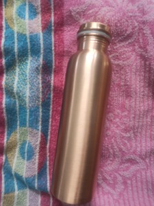 Creative Pure Copper Eco-Friendly Bottle Hammered Finish Handmade Leak-Proof Vessel Drinking Travel Party <b>Gift</b> <b>Box</b> Factory Price - Product Image 4