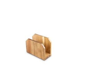 Porte-serviettes en bambou, finition naturelle, organiseur de mouchoirs, écologique, décoration de table à manger, accessoire de cuisine durable - Product Image 1