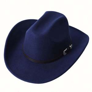 Chapeau de cowboy occidental à plumes pour femme, vente en gros, nouveau style 2022, Texas, pour adultes, voyage, extérieur, décontracté, quatre saisons - Product Image 1