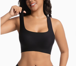 Sujetadores inalámbricos de gelatina para mujer, sujetador tipo camiseta sin costuras, sin aros, cobertura total, bralettes tipo jersey, sujetadores deportivos con soporte - Product Image 1