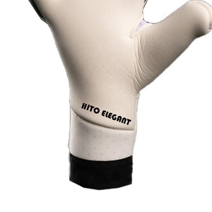Custom Design White and black Breathaprene Soccer Full Finger Goalkeeper Gloves 4mm German Latex Sillicon Inject Elastic strap - Product Image 4