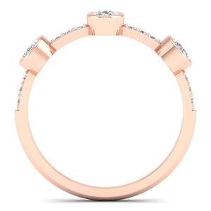 Anillos de Compromiso REYES de Alta Gama en Oro Sólido de 14K con Diamantes Cultivados en Laboratorio CVD HPHT para Mujer, Certificados por IGI, Joyería Fina - Product Image 4