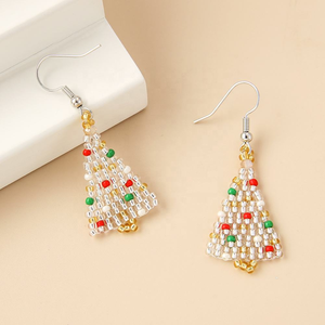 Pendientes de Perlas con Diseño de Árbol de Navidad, Modernos, para Mujeres y Niñas, Regalo para Bodas y Temporada Festiva - Product Image 6