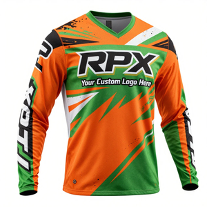 Jersey Deportivo de Motocross de Alta Calidad, Resistente al Viento, Elástico y Transpirable, Promocional, Mantiene Fresco, Unisex - Product Image 3