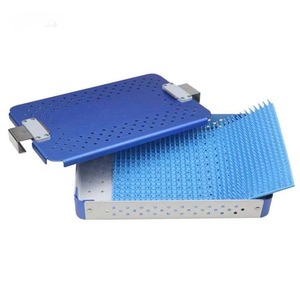 Boîte à instruments pour autoclave, conteneur de stérilisation en aluminium anodisé de haute qualité, plateau d'insertion en silicone - Product Image 6