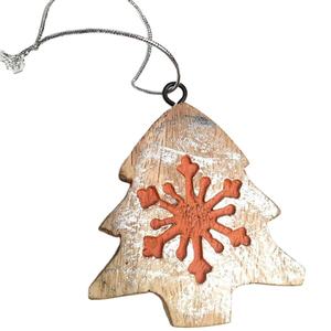 Ornement suspendu en forme de sapin de Noël en bois, très vendu |   Ensemble de décorations de Noël festives pour la maison, cadeau de fête - Product Image 3