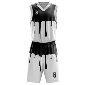 Estilo de tendencia Nombre del equipo y logotipo del número Mejor precio Uniforme de baloncesto Venta caliente Pantalones cortos de baloncesto de verano Uniforme de baloncesto - Product Image 3