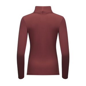 Chemise d'équitation pour femme, coupe ajustée, contrôle de l'humidité, spandex/polyester, séchage rapide, respirante, manches longues, unie - Product Image 4