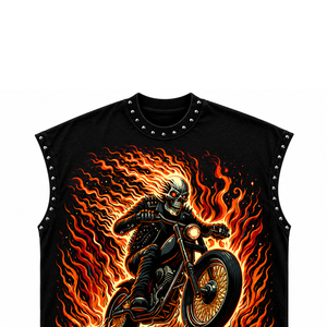 เสื้อกล้ามเจอร์ซีย์ผ้าฝ้ายพิมพ์ลายกราฟิกตามสั่ง 100% แห้งเร็ว ไม่มีแขน เสื้อยืดแฟชั่นแนวสตรีทแวร์สำหรับทุกเพศ ขายส่ง - Product Image 4