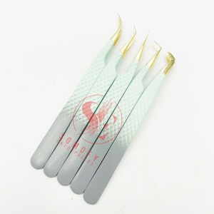 ชุดแหนบตัดขนตาสองสี ชุบทอง สแตนเลส คุณภาพสูงจาก Professional Somofy Enterprises แบบปลายเฉียง ปลายแบน และปลายแหลม ใช้งานได้ยาวนาน - Product Image 4