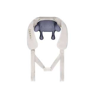 Meilleur oreiller portable électrique sans fil Shiatsu Mini masseur cervical 2 modes d'intensité avec chaleur pour soulager la douleur - Product Image 2