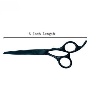Ciseaux à effiler professionnels Ryzer Studio en acier inoxydable, pointe affûtée, pour droitiers, usage en salon, manche long non pliable, pour cheveux - Product Image 2