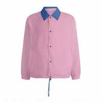 Veste d'entraîneur unisexe formelle, imperméable et coupe-vent pour l'hiver, design réversible écologique, broderie du logo sur le devant, personnalisation OEM