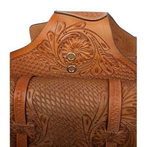 Bolsa de Sillín de Cuero para Caballo Estilo Western, Resistente, Tradicional, para Montar a Caballo, Hecha a Mano con Cuero Genuino de Primera Calidad - Product Image 2