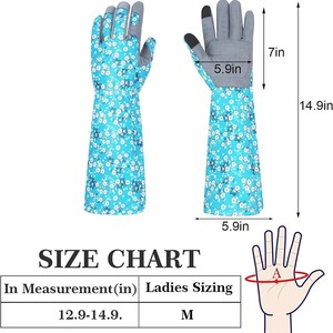 Guantes Largos de Cuero Ecológico Transpirable Personalizados, Resistentes a Espinas, Compatibles con Pantalla Táctil, para Jardinería y Poda, para las Cuatro Estaciones - Product Image 4