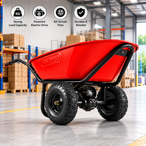 รถเข็นไฟฟ้า Tayo WD260 รับน้ำหนักได้ 260 กก. ถาดโลหะ ยางสำหรับทุกสภาพพื้นผิว โครงสร้างแข็งแรงทนทาน รับประกัน 6 เดือน - Product Image 1