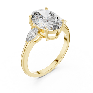 Wholesale Oval Cut 925 Sterling Silver Moissanite <b>Diamond</b> <b>Ring</b> Engagement Jewelry Factory Supplier - Product Image 4