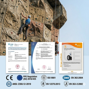 La hebilla de arnés de escalada de acero de 4mm de metal forjado - Product Image 2