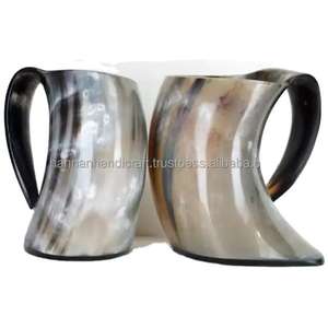 แก้วเขาสัตว์ทำมือ ดีไซน์สวยงาม ทนทาน พร้อมฐานตั้ง ปรับแต่งขนาดได้ ใช้โชว์ได้ และเป็นชุดเครื่องดื่มอเนกประสงค์ - Product Image 6