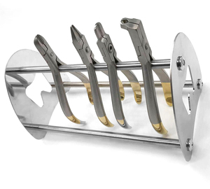 Hot Sale Wholesale Cheap Price Stainless Steel Orthodontic Dental Pliers Forceps Scissors Stand Holder Rack <b>Tool</b> - Product Image 4