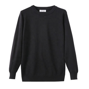Cheap Bulk OEM Sale Homme <b>Men's</b> Sweater Troja Slim Solid Color Genser Casual Male Round Neck Geansai <b>Pullover</b> <b>Men</b> Brand - Product Image 6
