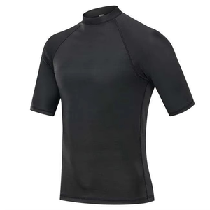 Camiseta de Compresión de Cuello Alto, Ropa Deportiva de Secado Rápido, Personalizable con Logotipo, para Ejercicio, Ciclismo y Natación, para Hombre - Product Image 1