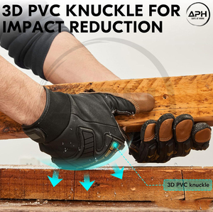 Gants de travail confortables et sûrs de qualité supérieure avec personnalisation de marque – Produit tendance très demandé – Gants anti-choc - Product Image 3
