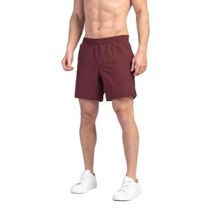 Custom Sweat Compression 2 in 1 Print Designer Nylon Fitness <b>Boxer</b> Gym Workout Sports Shorts Men Double Layer - Product Image 1