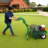 Aérateur de gazon à fente profonde Autoslit 900 mm auto-alimenté avec profondeur de travail de 150 mm pour terrains de sport - Prix de dépôt