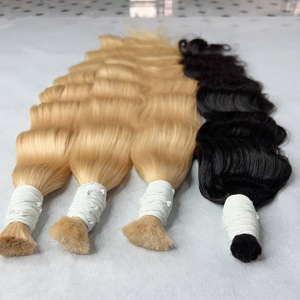 Cheveux vietnamiens 3 en vrac 10A vierge 100% cheveux humains bruts non transformés à vague profonde 18 20 22 pouces cheveux de vague vietnamienne - Product Image 6