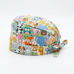 Latest Premium Quality Wholesale Working Nursing Hats With Buttons Adjustable <b>Tie</b> <b>Back</b> Nurse Cap Hospital Accessories Scrub Caps - Product Image 5