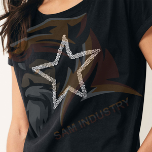 Camiseta de Manga Corta Holgada Informal para Mujer, Camiseta de Jersey Transpirable de Verano, Totalmente Personalizable - Product Image 4
