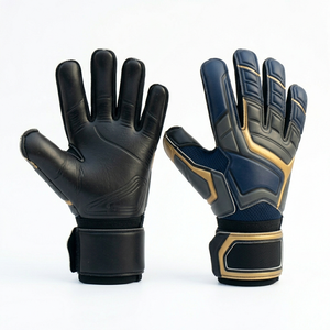 Gants de gardien de but de football haute performance avec protection renforcée, stabilité sécurisée du poignet, mouvement des doigts flexible, adhérence forte - Product Image 1