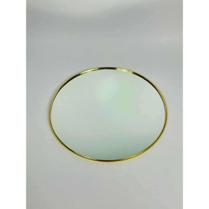 High Quality Indian Handicrafts Top Selling round <b>Metal</b> <b>Frame</b> Mirror Sticker for Wall Decor for Home Use - Product Image 4