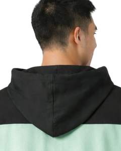 เสื้อฮู้ดแขนสั้นผู้ชายแบบสวมใส่สบาย ผ้าฝ้ายนุ่ม สีเขียวมิ้นท์ สีดำ สไตล์สตรีทแวร์ เหมาะสำหรับใส่ในฤดูร้อน - Product Image 6