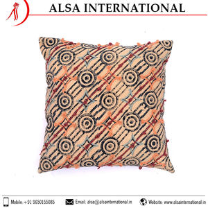 Fundas de Cojín de Algodón 100% de Alta Calidad, Textiles para el Hogar de Seda Cuadrada de Lujo, Impresión Personalizada, Bordado, Precio de Compra al por Mayor para Hoteles - Product Image 5