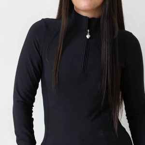 Traje de equitación de manga larga transpirable de alta calidad para mujer, ropa ecuestre premium de Solid International. - Product Image 3