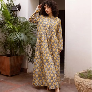 ชุดเดรสผ้าฝ้ายตัวยาวสำหรับผู้หญิงชุดเดรสลำลองทรงตรงชุดเดรสสำหรับคนอ้วนปรับแต่งได้สไตล์ใหม่2025 - Product Image 1