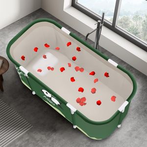 Baignoire pliable pour adultes, baignoire autoportante portable pour bain chaud et froid, solution gain de place pour la salle de bain familiale - Product Image 6