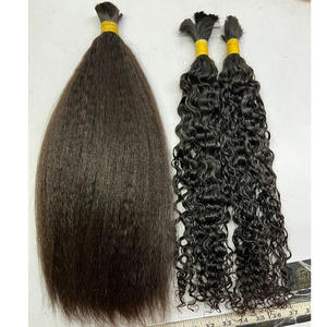 EXTENSIONS de cheveux en vrac alignées à cuticules, meilleurs cheveux en vrac à simple donatrice et à Double tirage par kilogramme - Product Image 5