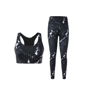 Ensemble de yoga pour femmes de haute qualité, 2 pièces, vêtements de sport tendance, taille élastique, ensemble de yoga personnalisé, ensembles de yoga pour femmes, vêtements de sport pour la salle de sport - Product Image 1