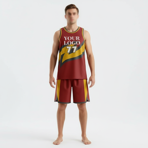 ชุดบาสเก็ตบอลแบบใหม่ปี 2026 ออกแบบเองได้ ชุดบาสเก็ตบอลซับลิเมชั่น เสื้อบาสเก็ตบอลชาย ชุดบาสเก็ตบอล - Product Image 1