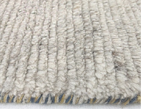 High Traditional Hand Knotted Wool Cut Pile Kilim Rug Geometric Pattern Medium Pile Eco-Friendly Non-Slip Fire Resistant Elegant