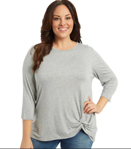 T-shirts pour femmes en polyester et coton, coupe ajustée, tendance, haute qualité, respirants, séchage rapide, écologiques, fabriqués au Pakistan pour l'été - Product Image 5